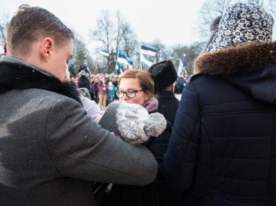 Eesti Vabariigi 99. aastapäeva tähistamine